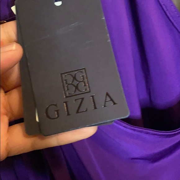 Purple mid-dress